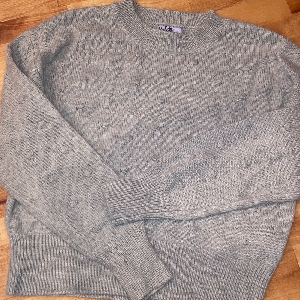 Gray Knit Sweater
